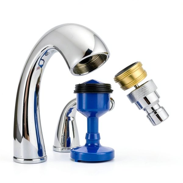 iFealClear Faucet Adapter Brass Chrome Dishwasher Quick-7