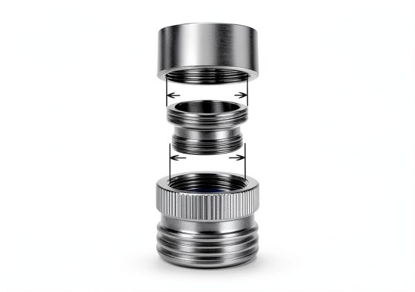 ROOGSIH Faucet Adapter Aerator Chrome Brass Solid Brass Kit-4