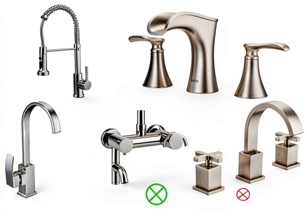 FAVORXTM Flexible Faucet Sprayer Chrome ABS Water Saving-6