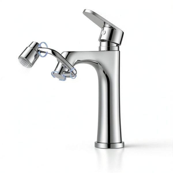 QentAnud Rotatable Faucet Aerator Zinc Dual Spray Modes-4