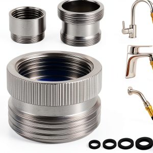 ROOGSIH Faucet Adapter Aerator Chrome Brass Solid Brass Kit-0