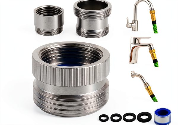 ROOGSIH Faucet Adapter Aerator Chrome Brass Solid Brass Kit-0
