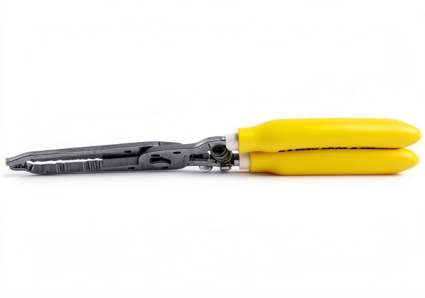 Klein Tools K1412 Yellow/White Wire Stripper for NM‑B Cable, Ergonomic-5