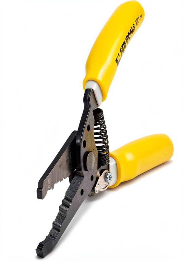 Klein Tools K1412 Yellow/White Wire Stripper for NM‑B Cable, Ergonomic-4
