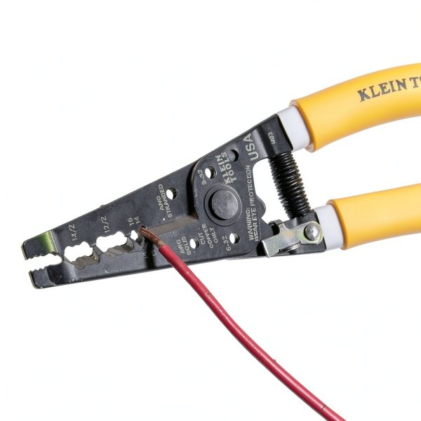 Klein Tools K1412 Yellow/White Wire Stripper for NM‑B Cable, Ergonomic-10