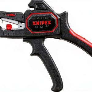 KNIPEX Wire Stripper 12 62 180 Black Ergonomic Hand Powered Tool-0