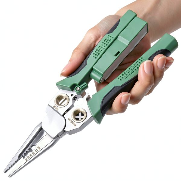 BCJCLTS 8-in-1 Electrician Wire Stripper Pliers Stainless Steel Model-4