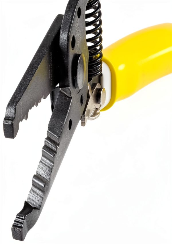 Klein Tools K1412 Yellow/White Wire Stripper for NM‑B Cable, Ergonomic-6