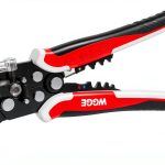 WGGE Wire Stripper Tool Multi‑Function AWG 10‑24 Red/Black Model-0