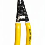 Klein Tools K1412 Yellow/White Wire Stripper for NM‑B Cable, Ergonomic-0