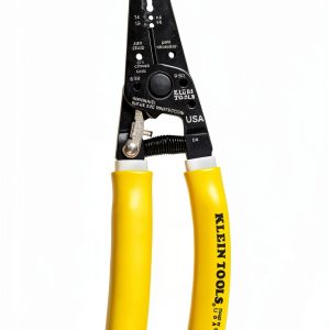 Klein Tools K1412 Yellow/White Wire Stripper for NM‑B Cable, Ergonomic-0