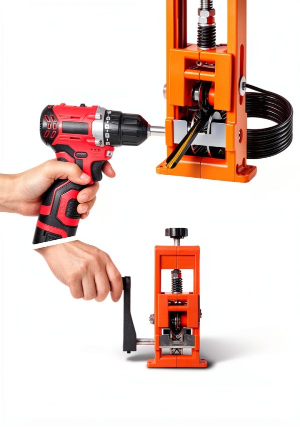 CuzConven Drill Powered Wire Stripper Orange Nylon Model CC-SM-01-2