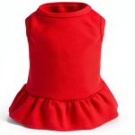 Dog Dresses 2pcs Summer Sleeveless Outfit for Small Pets Choyaxo-0