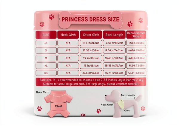 Dog Dresses TAPBULL Fashion Pet Dress Pink Small Striped Mesh Princess-1