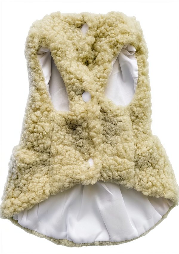 Dog Sweater Dress Jecikelon Warm Clothing with Bow Tie Green Small-5